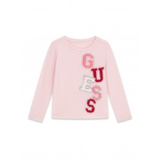 GUESS μπλούζα παιδική K6YI12K3677-G65I ροζ